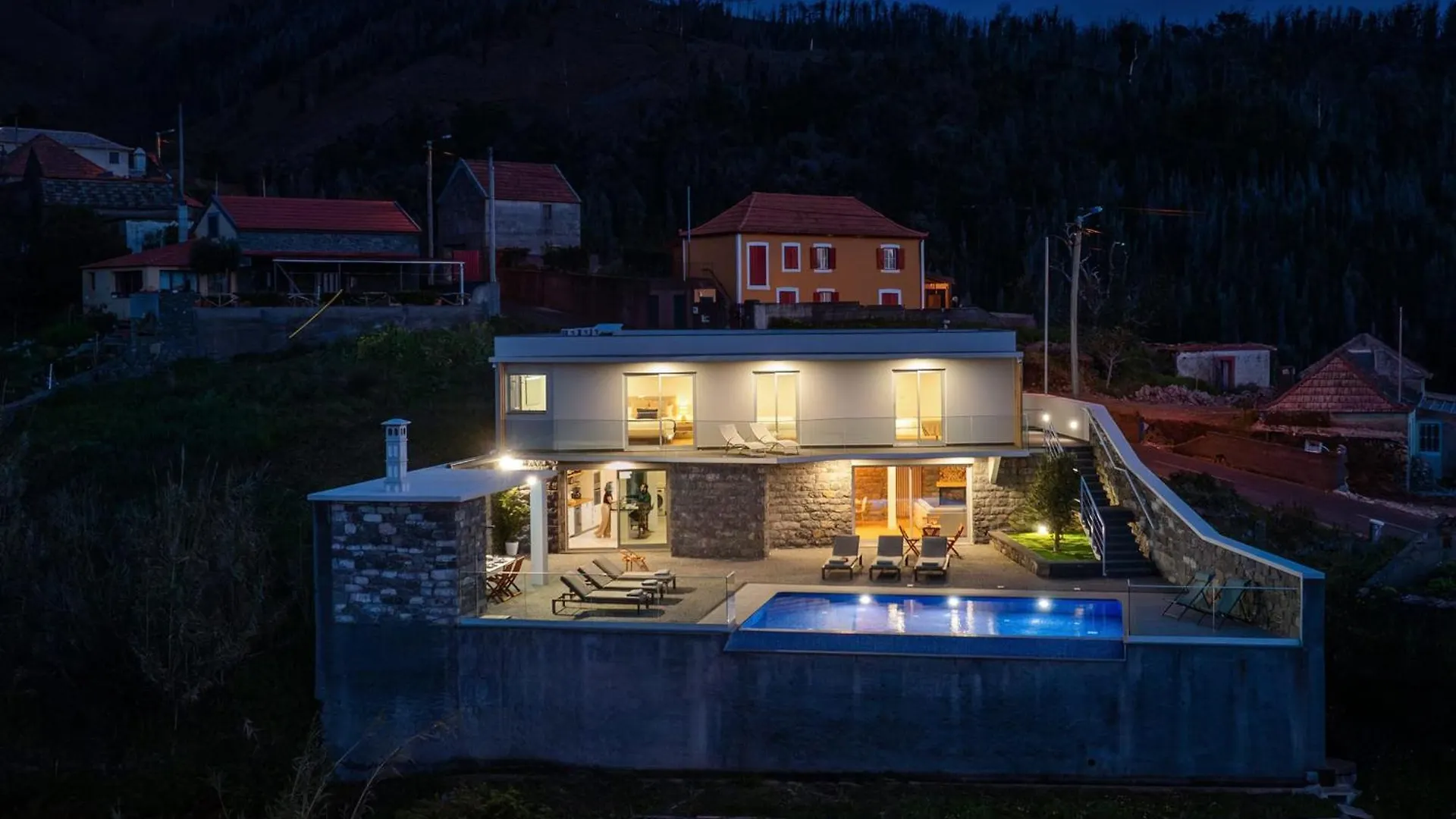 With Pool And Sea View - Vila Da Ribeira Da Vaca Calheta  Holiday home Calheta (Madeira)