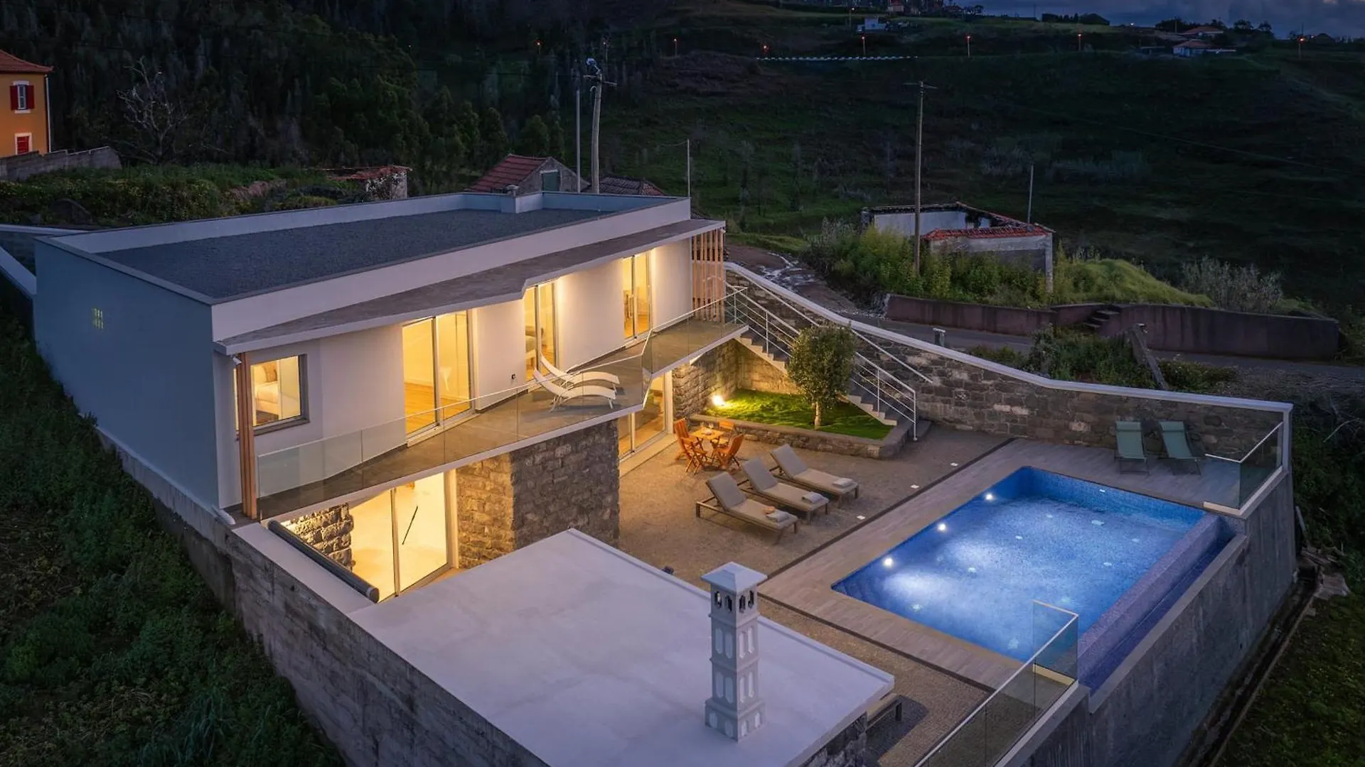 With Pool And Sea View - Vila Da Ribeira Da Vaca Calheta